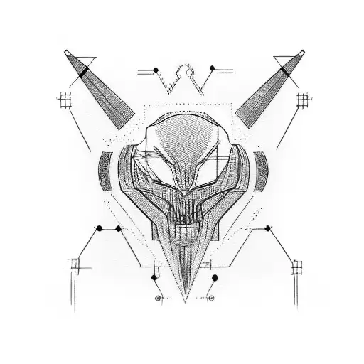power circuit, sacred goemerty, power board, lines on collar bone, alien scars tattoo design idea