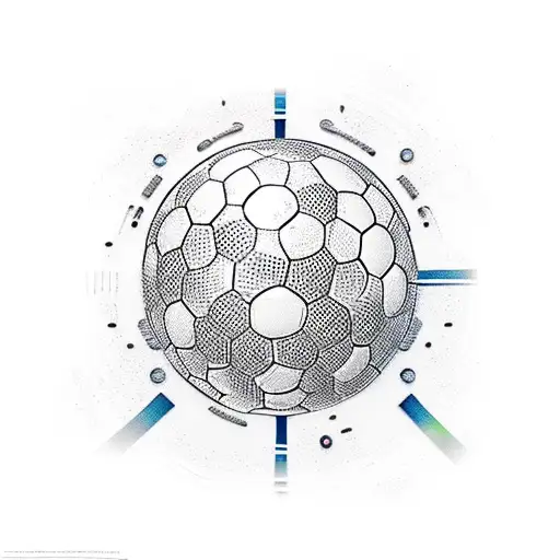 Soccer Disc Jockey Motorcycle Bicycle tattoo design idea