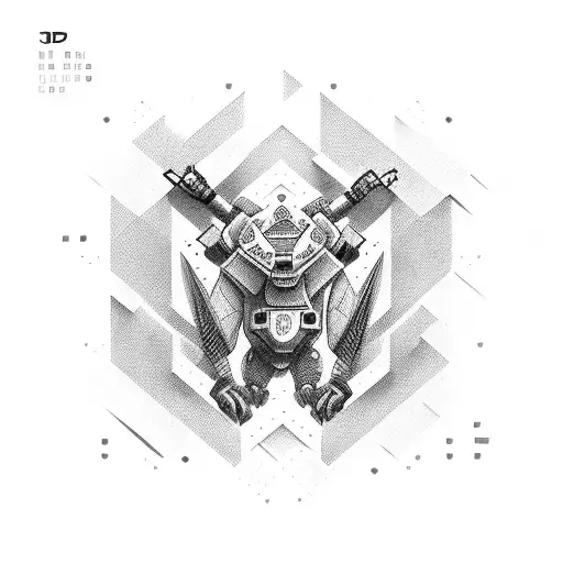 cubo 3d construido con nombres de deportistas  tattoo design idea