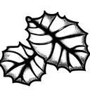 fiddle fig leaf  tattoo design idea