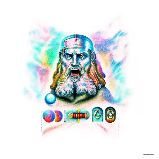 zeus tattoo design idea