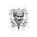 Aristotle  tattoo design idea