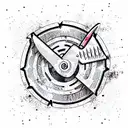 chainsaw  tattoo design idea