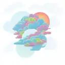 clouds tattoo design idea