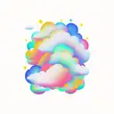 clouds tattoo design idea