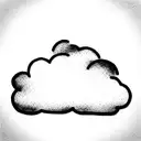cloud  tattoo design idea