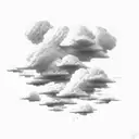 clouds tattoo design idea
