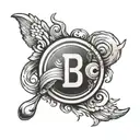 play button skip button pauze button rewind button  tattoo design idea