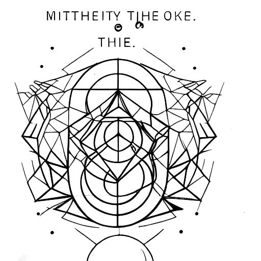 Our thoughts shape our destiny tattoo design idea