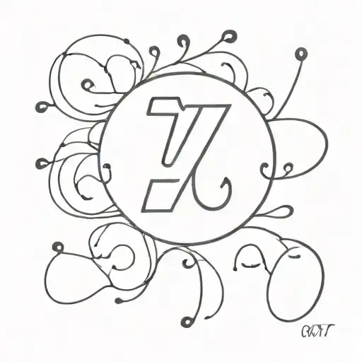 the number 7 with the words "why aren't you smiling?" tattoo design idea