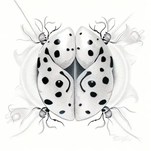 Ladybug tattoo design idea