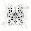 Ladybug tattoo design idea