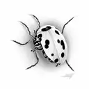 Ladybug tattoo design idea