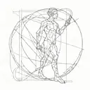 draw a sketch of a tattoo as you see 1 lasso in the matrix of fate on a white background in abstract style without peopl tattoo design idea