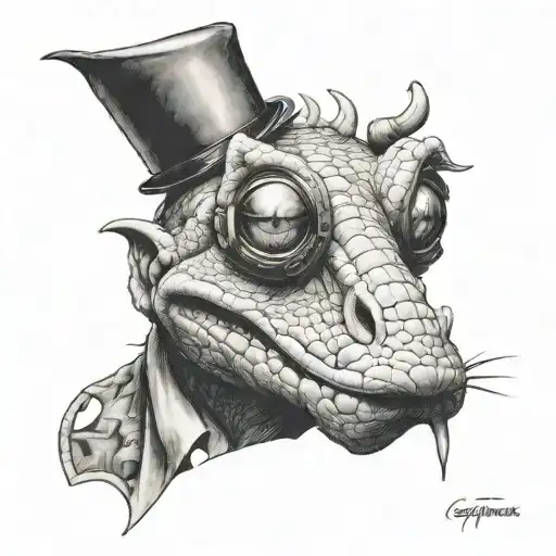 gangsta's figment tattoo design idea