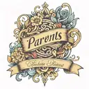 parents name tattoo tattoo design idea