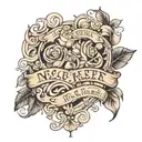 parents name tattoo tattoo design idea