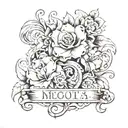 parents name tattoo tattoo design idea