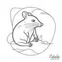 mole tattoo design idea