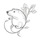 mole tattoo design idea