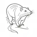 mole tattoo design idea