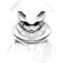 hacker alpha  tattoo design idea