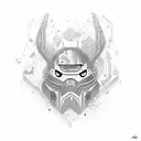 hacker alpha  tattoo design idea