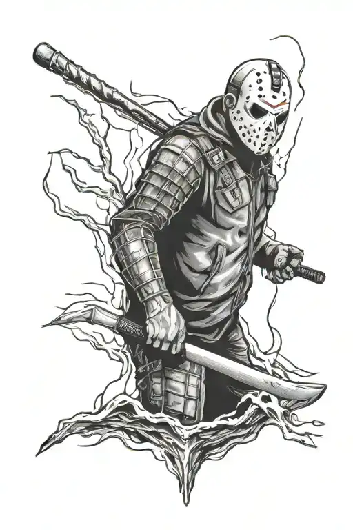 Jason Voorhees tattoo design idea