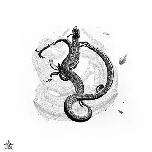 Cobra for a women arm tattoo design idea