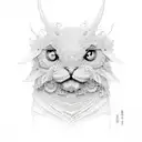 lace  tattoo design idea