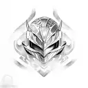 power Ranger green tattoo design idea