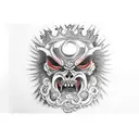 king enma, lord of the underworld  tattoo design idea
