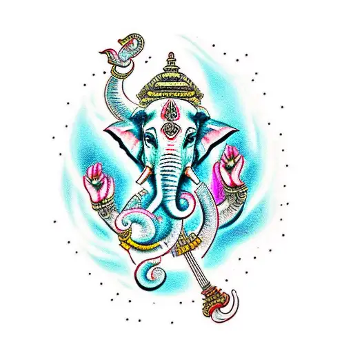 I'm getting tattoo of this design soon. This Ganesh piece will be the start  to be Hindu mythology sleeve. What are your suggestions and ideas as to  what all possible changes can
