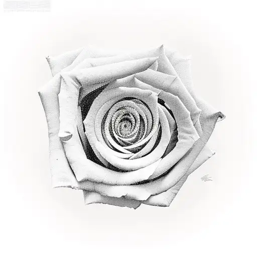 burning rose tattoo design idea