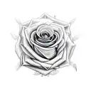 rosas neo trad  tattoo design idea