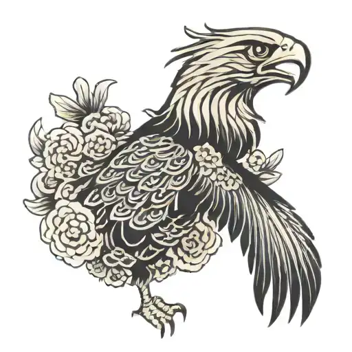 Albanian Eagle tattoo design idea