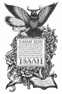 isaiah 40:31 bible verse tattoo design idea