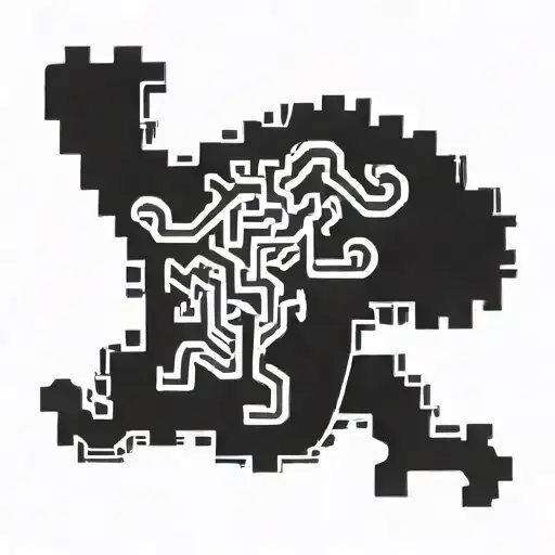 A Keith Haring inspired design  tattoo design idea