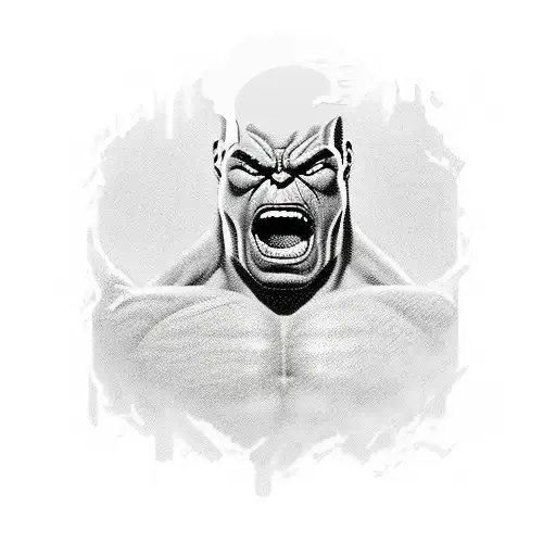 hulk lego  tattoo design idea