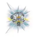 Imagine a tattoo that captures the strength and unity of three generations of a family. The tattoo consists of three int tattoo design idea