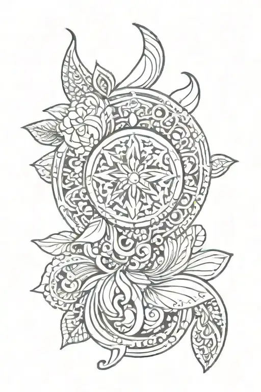 Imagine a forearm tattoo that seamlessly blends traditional Sri Lankan artistry with a modern twist. At its core, this d tattoo design idea