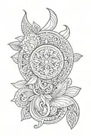 Imagine a forearm tattoo that seamlessly blends traditional Sri Lankan artistry with a modern twist. At its core, this d tattoo design idea