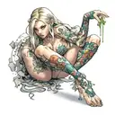 slut spread legs nude girl sexy anime  girl squatting pissing down my arm  tattoo design idea