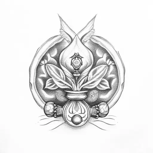 bog rosemary, acorn branch, claddagh ring, Lancashire rose tattoo design idea