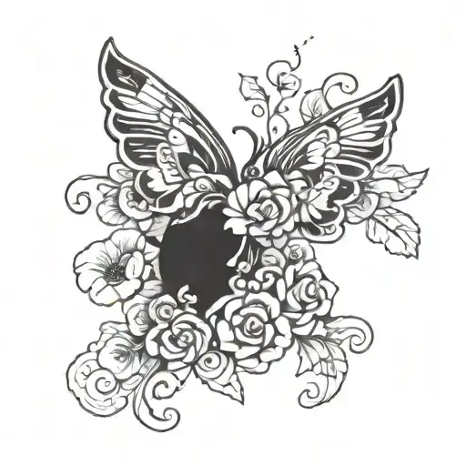 miscarriage pregnancy loss baby tattoo design idea