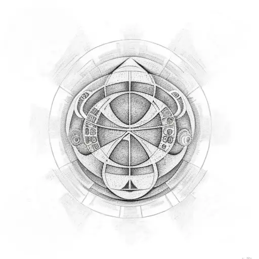 gallifreyan chaos tattoo design idea