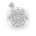 gallifreyan chaos tattoo design idea