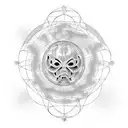 gallifreyan chaos tattoo design idea