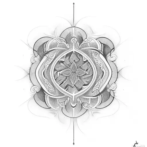 fractal tattoo design idea