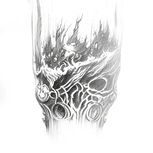 Bloodborne forearm  tattoo design idea